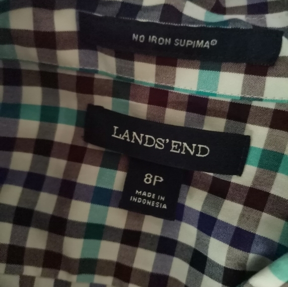 Lands End Bundle( 3)Womens  Shirt Button Up Size US 8P and 10P - Picture 4 of 7